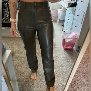 Melina leather pants from aritzia
